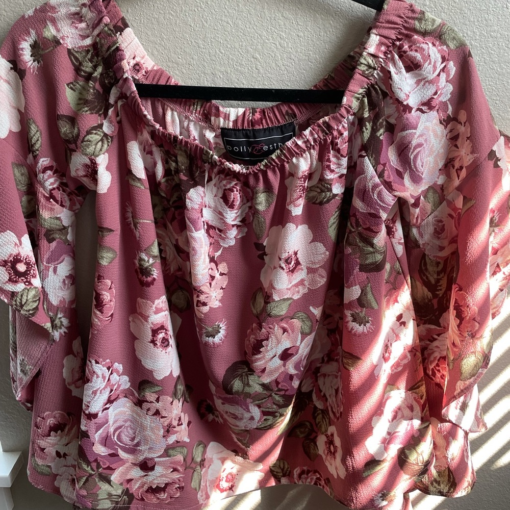 Floral Off the Shoulder Top